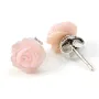 Boucle d'oreille argent 925 nacre en fleur 8mm x 2pcs 