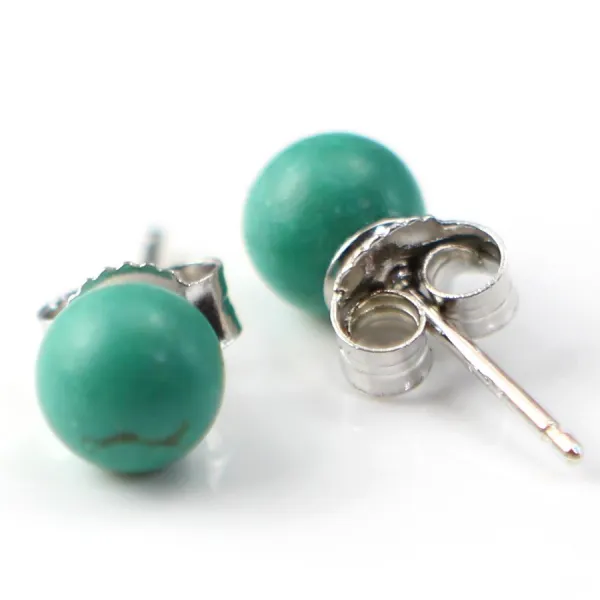 Earring Turquoise Ball Clelia