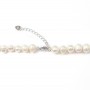 Simple Necklace  white Pearl Freshwater 8-9mm