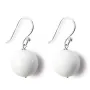 Boucle d'oreille argent 925 benitier 12mm x 2pcs 