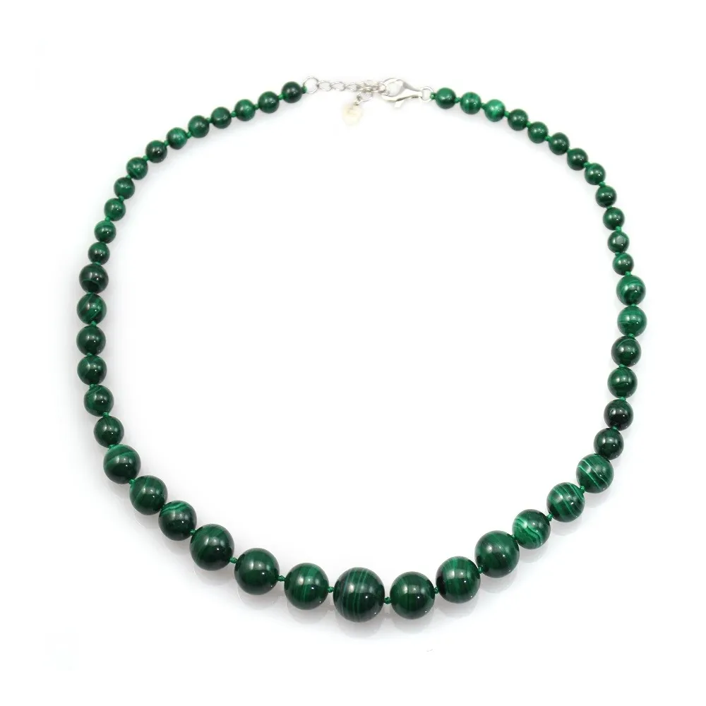 Collier Simple dégradé malachite 