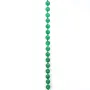 Sautoir agate vert  ronde 8.5mm 130cm 