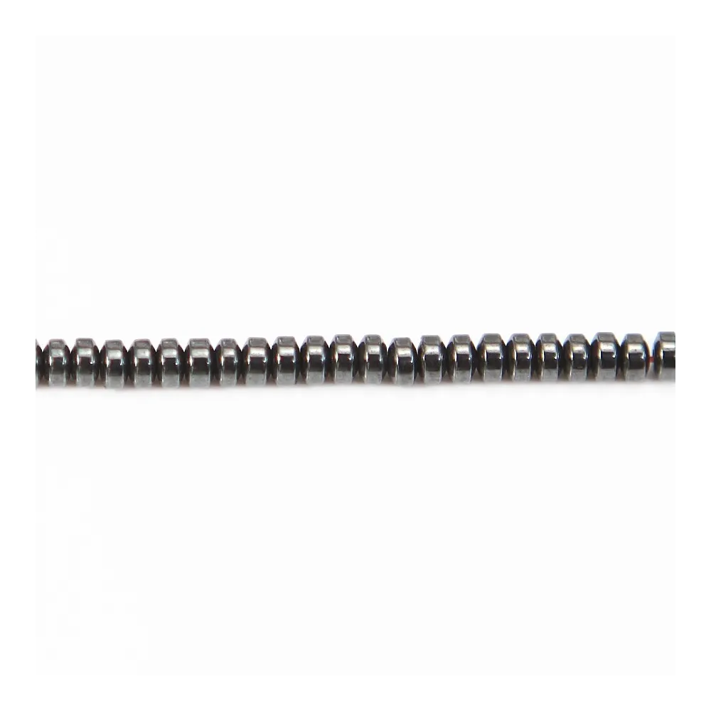 Hematite rondelle 2x3mm x 40cm 