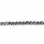 Hematite heart 4mm x 40cm 