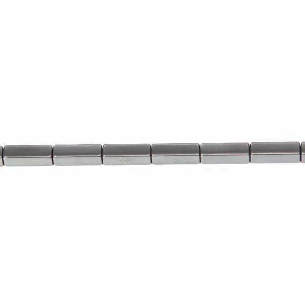 Hématite rectangle 3x9mm x 40cm 