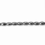 Hématite tonnelet 4x6mm x 40cm 