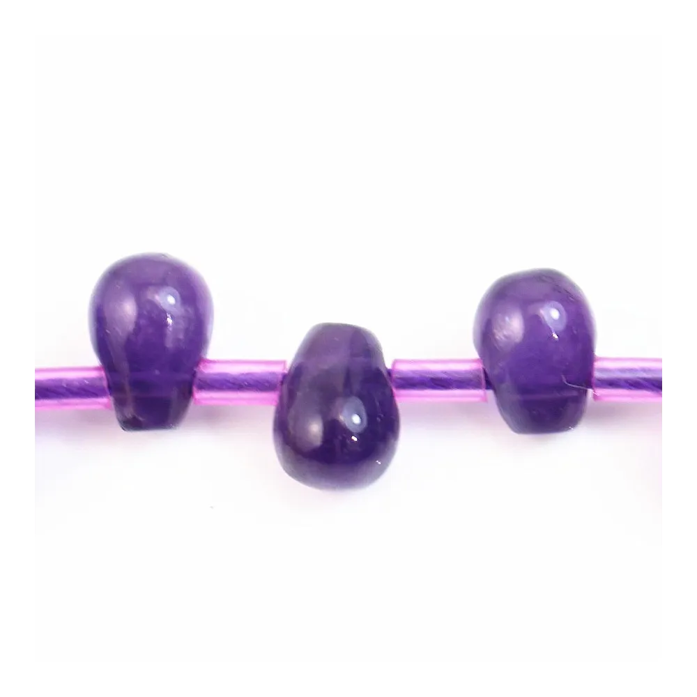 Amethyste teardrop 4x7mm x 40cm (53pieces)