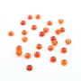 Cabochon cornaline ronde 4mm x 4pcs
