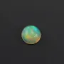 Cabochon opale ethiopian ronde 7mm x 1pc
