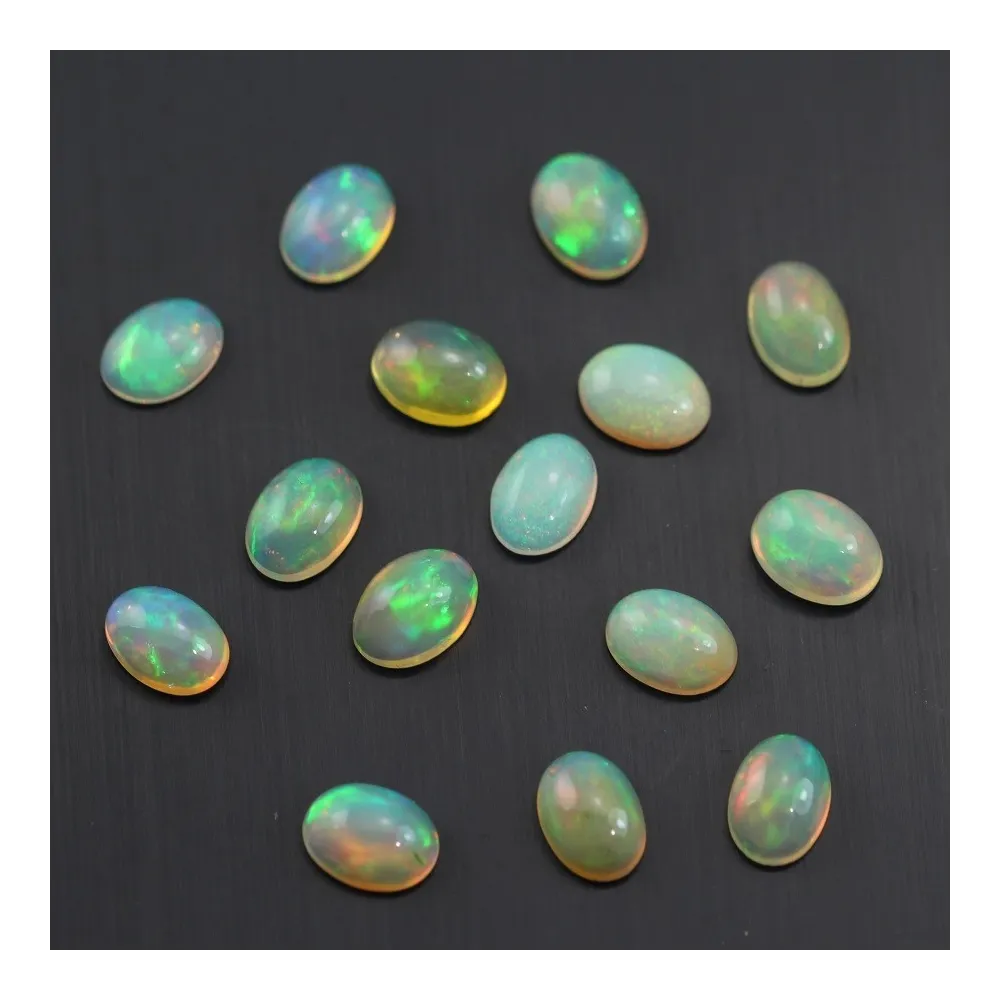 Cabochon opale ethiopian ovale 5x7mm x 1pc