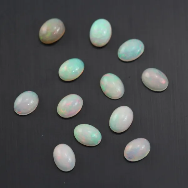 Cabochon opale ethiopian ovale 5x7mm x 1pc