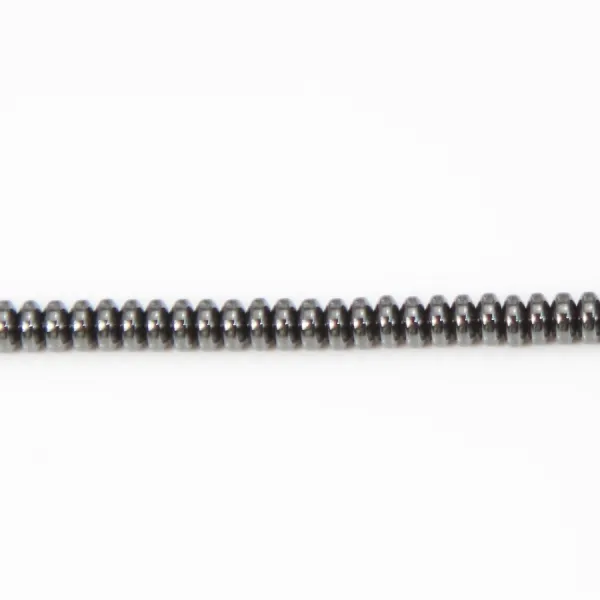 Hematite rondelle 2x4mm x 40cm 