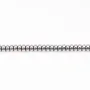 Hématite argenté rondelle 2x4mm x 20pcs