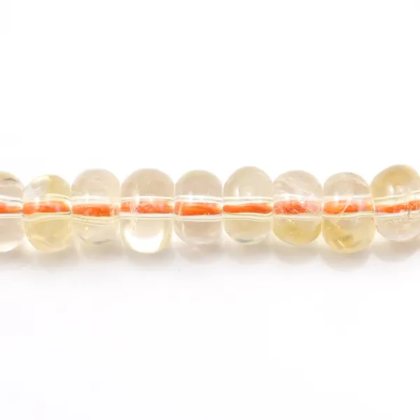 Citrine Rondelle 6x10mm x 40cm