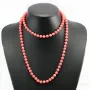 Sautoir Orianne Bamboo Mer Teinte Rose