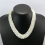 Collier simple nacre blanche petite