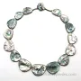 Collier Simple nacre grise baroque 