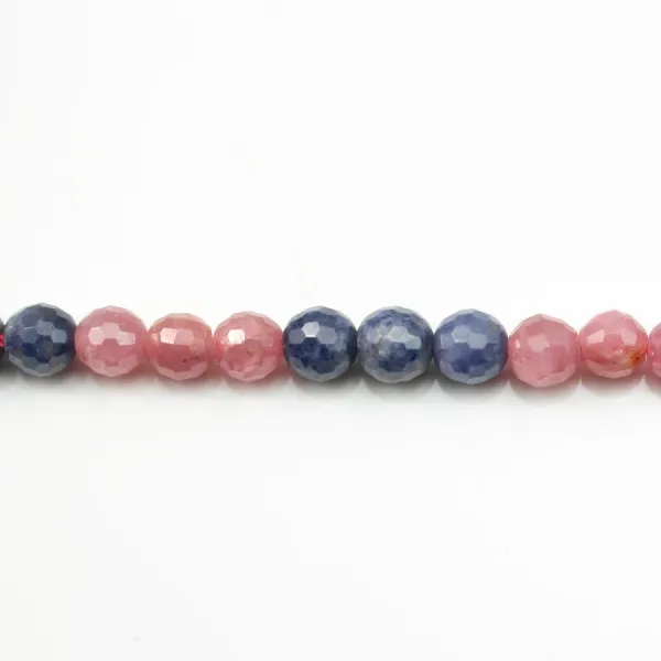 Rubis Saphir Ronde Facette 5mm x 40cm