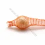 Résille tubulaire 6mm orange  x 91.4cm