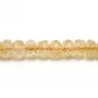 Citrine Rondelle Facette 5x8mm x 40cm
