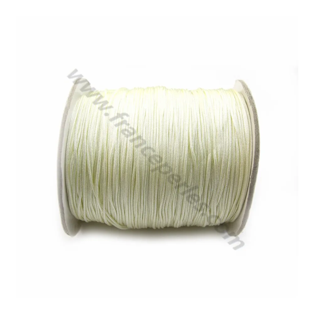 Fil polyester blanc cassé 1mm x 2m