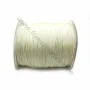 Fil polyester blanc cassé 1mm x 2m