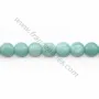 Amazonite flat round 8mm x 8 pcs