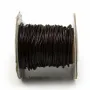 Fil en cuir marron 1.2mm x 1m