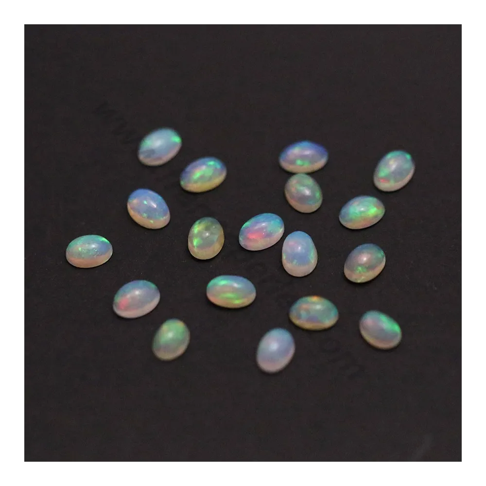 Cabochon opale ethiopian ovale 7x9mm x 1pc