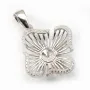 Argent 925 pendentif  avec zircon33x25mmX 1PC