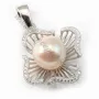 Argent 925 pendentif  avec zircon33x25mmX 1PC