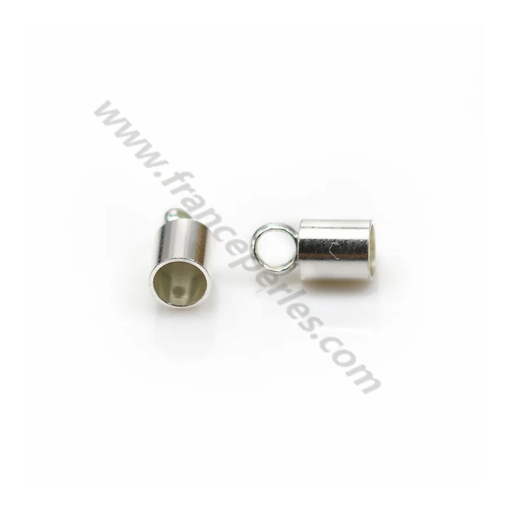 Embout en argent 925, pour cordon de 2.5mm x 4pcs