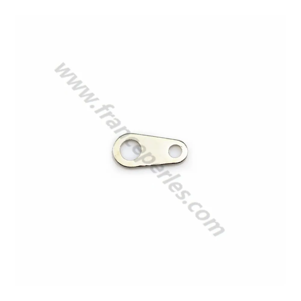 Tips for ribbon of 10mm in raw brass x10pcs