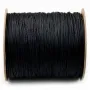 Fil polyester noir 1.5mm x 2m