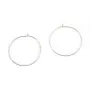 Silver 925 round Stud Earrings 35mm x 2pcs 