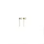 Gold Filled ear studs with a jump ring 3mm x 2pcs