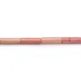 Rhodonite tube 4x13mm x 40cm