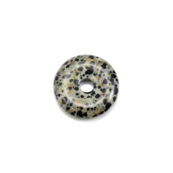 Dalmatian jasper donut 30mm x 1pc