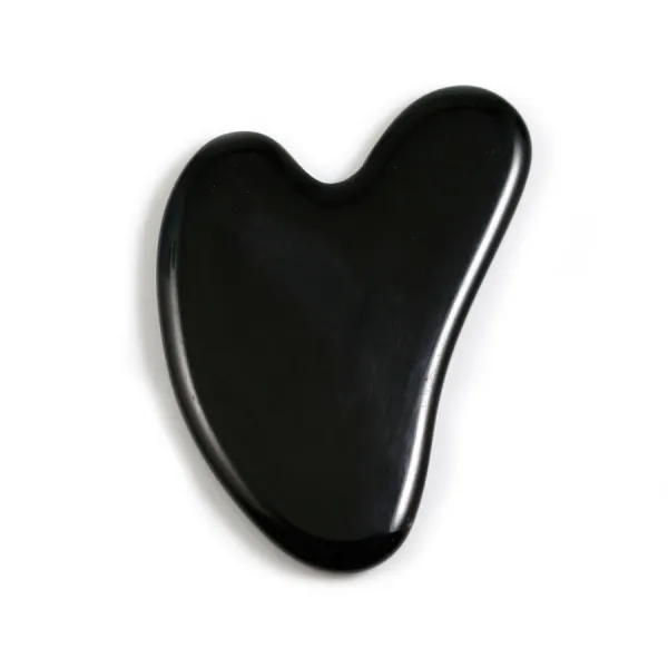 Gua Sha masseur en Obsidienne x 1pc
