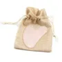 Gua Sha masseur en Quartz rose x 1pc