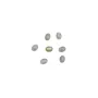 Cabochon of labradorite, in oval shaped, 6 * 8mm x 4pcs