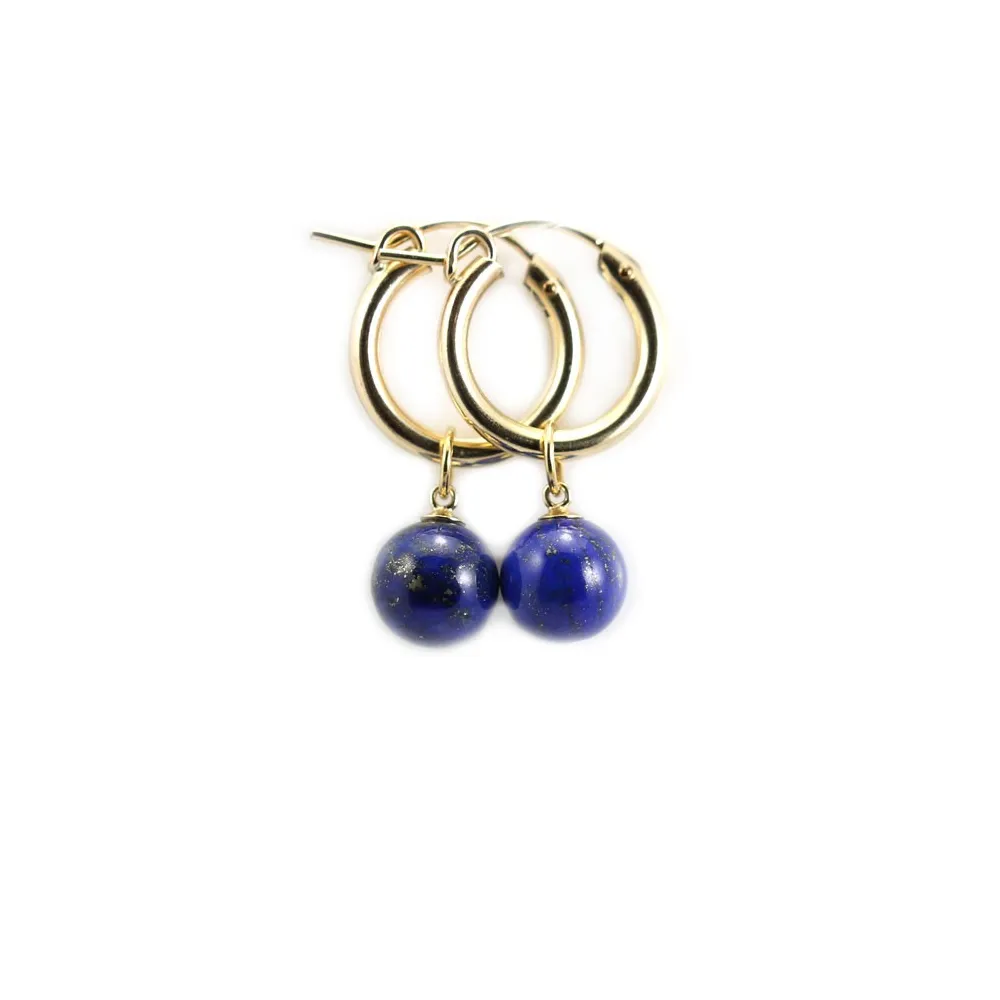 Boucle d'oreille multi pierre