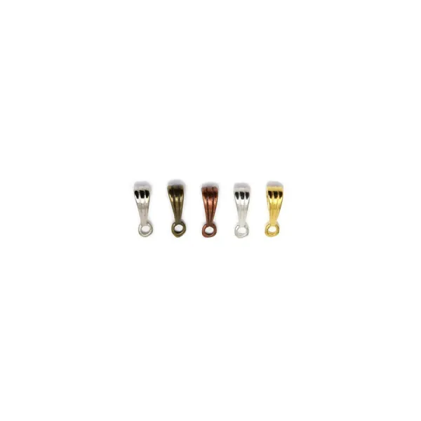Bélière avec anneaux 13.9x6.2mm x 10pcs