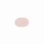 Cabochon quartz rose, rond plat 25mm x 1pc