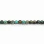 Turquoise africaine ronde 4mm x 28pcs