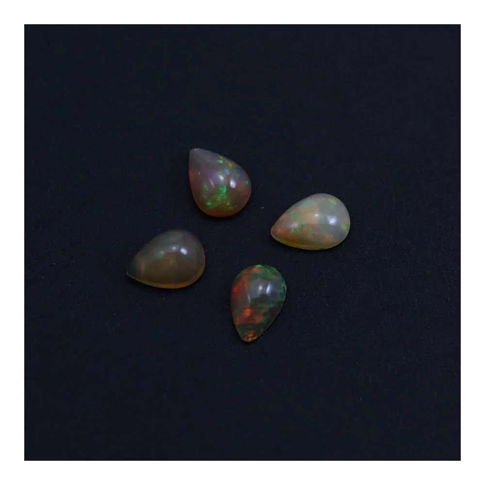 Cabochon opale ethiopian goutte 8x11mm x 1pc
