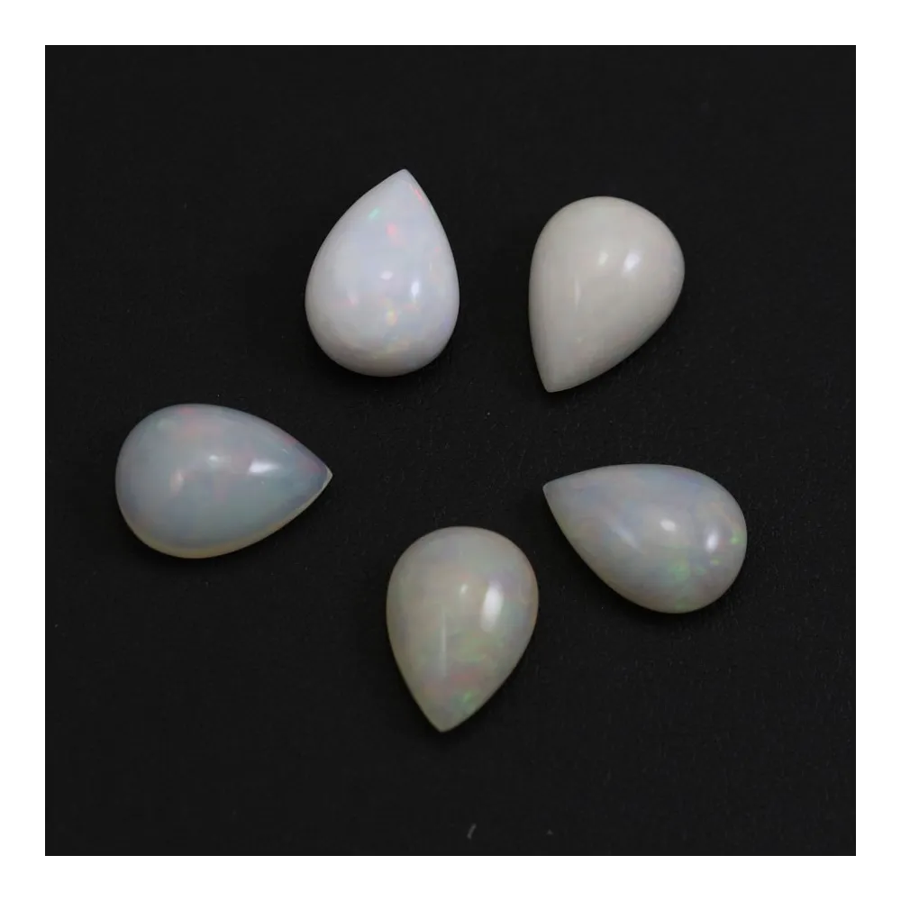 Cabochon opale ethiopian goutte 13x18mm x 1pc