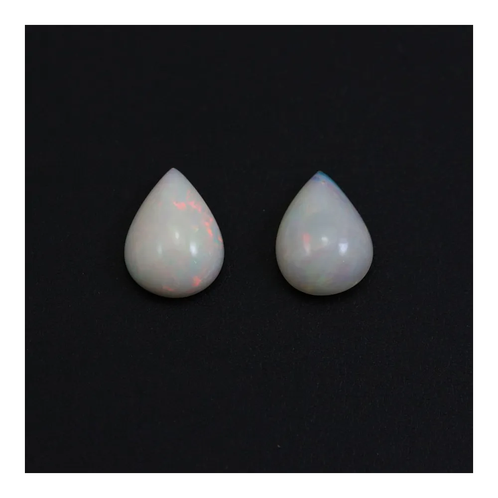Cabochon opale ethiopian goutte 15x20mm x 1pc