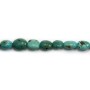 Turquoise ovale 15-20x20-27mm x 40cm