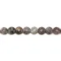 Agate du botswana rond plat facette 8.5-9mm x 40cm